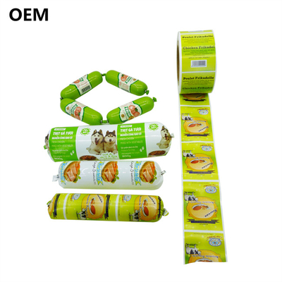 مختلف الألوان البلاستيكية متعددة الطبقات غطاء Flexography الطباعة النقانق غطاء للنقانق اللحوم