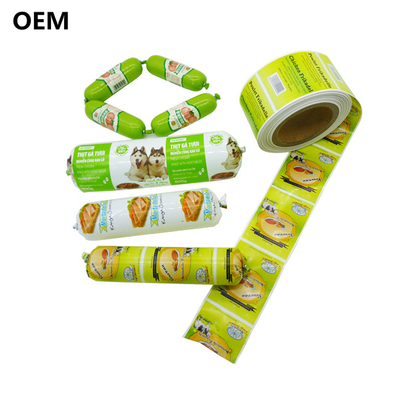 مختلف الألوان البلاستيكية متعددة الطبقات غطاء Flexography الطباعة النقانق غطاء للنقانق اللحوم