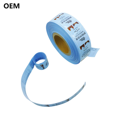 OEM Flexography طباعة البلاستيك غطاء الصف الغذائي غطاء النقانق البلاستيكية عديمة الرائحة