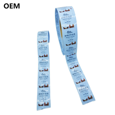 OEM Flexography طباعة البلاستيك غطاء الصف الغذائي غطاء النقانق البلاستيكية عديمة الرائحة