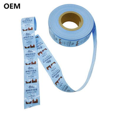 OEM Flexography طباعة البلاستيك غطاء الصف الغذائي غطاء النقانق البلاستيكية عديمة الرائحة