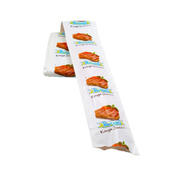 طلب كميات صغيرة طعام الدرجة الشعار Flexography الطباعة النقانق الاصطناعية غلاف للنقانق