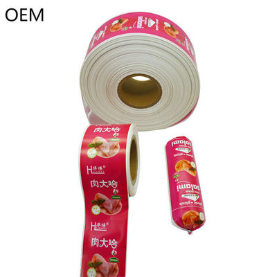كينغريد الصف الغذائي OEM Flexography الطباعة البلاستيكية النقانق غلاف للسلامي