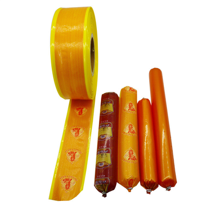 شعار الصف الغذائي Flexography طباعة غطاء النقانق الاصطناعية للنقانق