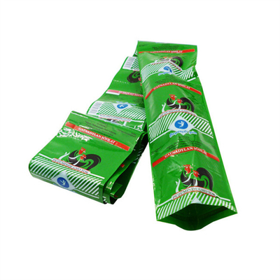 الطباعة flexography الملونة اللذيذة الصف النقانق غلاف النقانق البلاستيكية غلاف النقانق المخصصة العلامة التجارية
