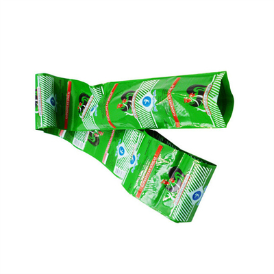 الطباعة flexography الملونة اللذيذة الصف النقانق غلاف النقانق البلاستيكية غلاف النقانق المخصصة العلامة التجارية