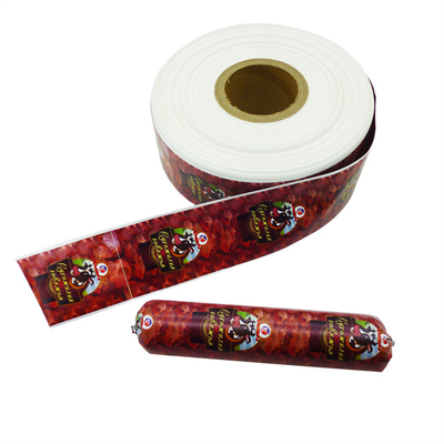 شعار الصف الغذائي Flexography طباعة غطاء النقانق الاصطناعية للنقانق