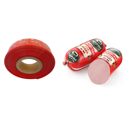 OEM الشعار المخصص Flexography الطباعة البخارية الطبخ البلاستيكية النقانق غلاف