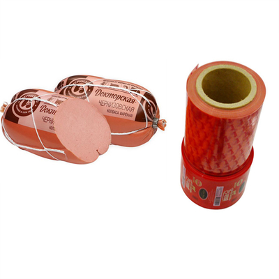 شعار الصف الغذائي Flexography طباعة غطاء النقانق الاصطناعية للنقانق