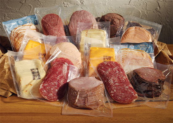 أكياس تفريغ مقاومة للثقب ذات حاجز عالي للحوم المطبوخة