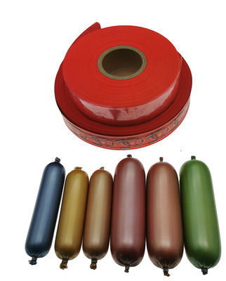 الغذاء الصف الحلال معتمد شعار مخصص مطبوعة غلاف السجق النايلون لنقانق اللحوم