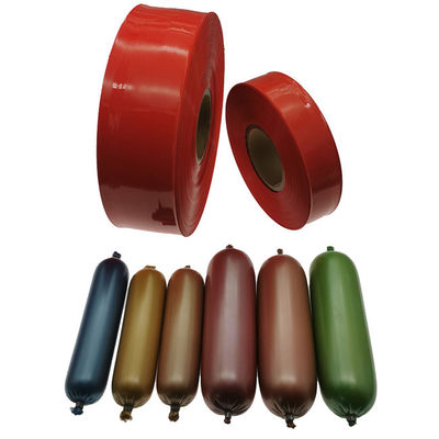 شعار مخصص طباعة الطعام الصف البلاستيك سجق غلاف مقاوم للحرارة