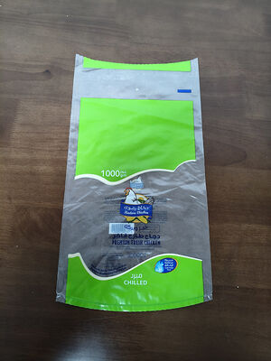 تخصيص طباعة الشعار أكياس الدجاج المجمد الشفافة بالحرارة