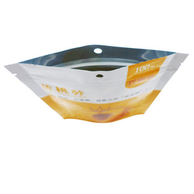 مواد تغليف أغذية الفواكه المجففة 100g PET VMPET Stand Up Zipper Bags