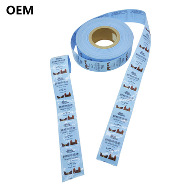 OEM Flexography طباعة البلاستيك غطاء الصف الغذائي غطاء النقانق البلاستيكية عديمة الرائحة
